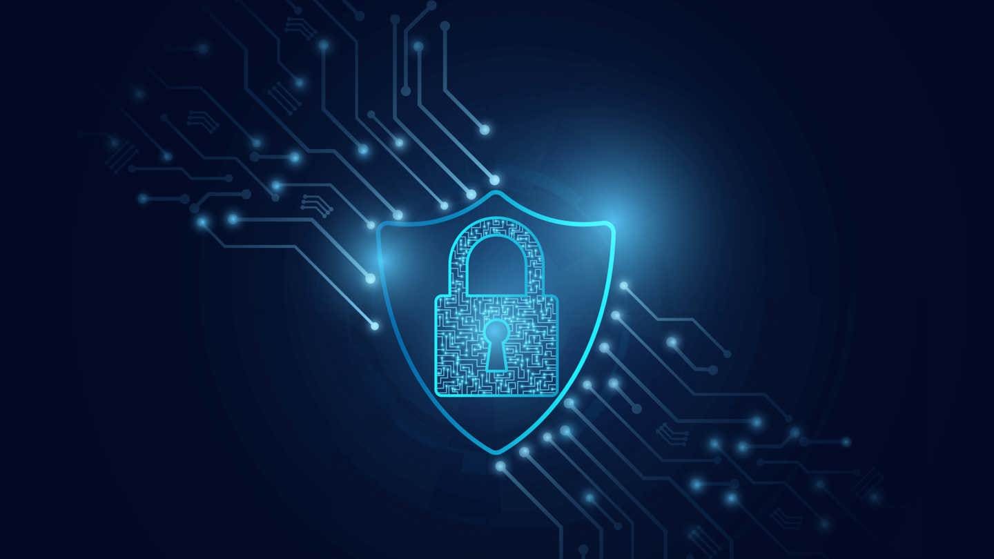 Gráfico abstracto sobre datos y seguridad